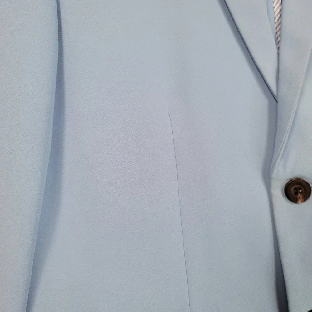 Izod Boys‎ Light Blue Regular Fit Blazer Jacket Size 14, Pre-Owned READ